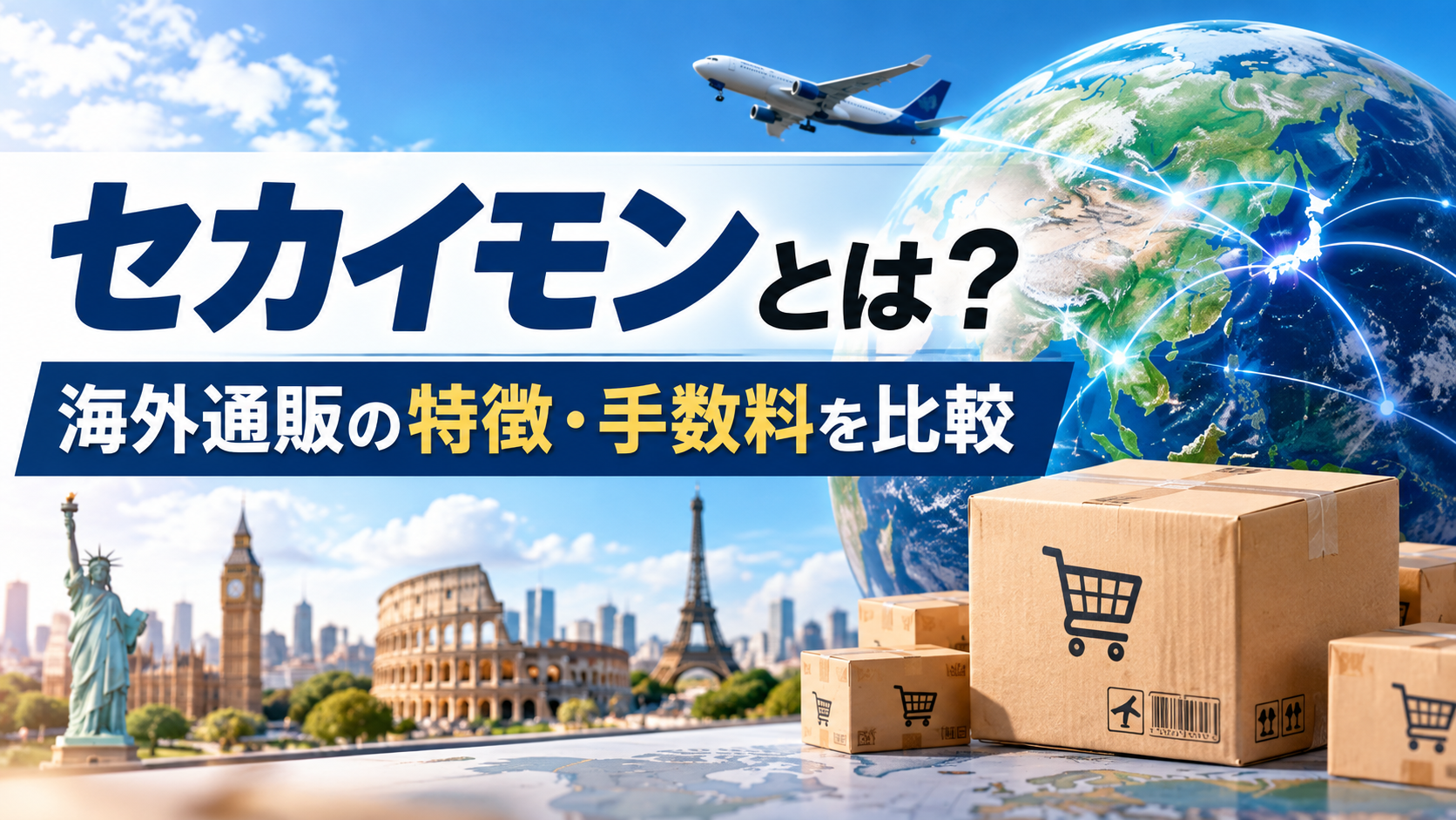 セカイモンとは？E Direct Shopと比較して特徴・手数料・海外通販の使い方を解説