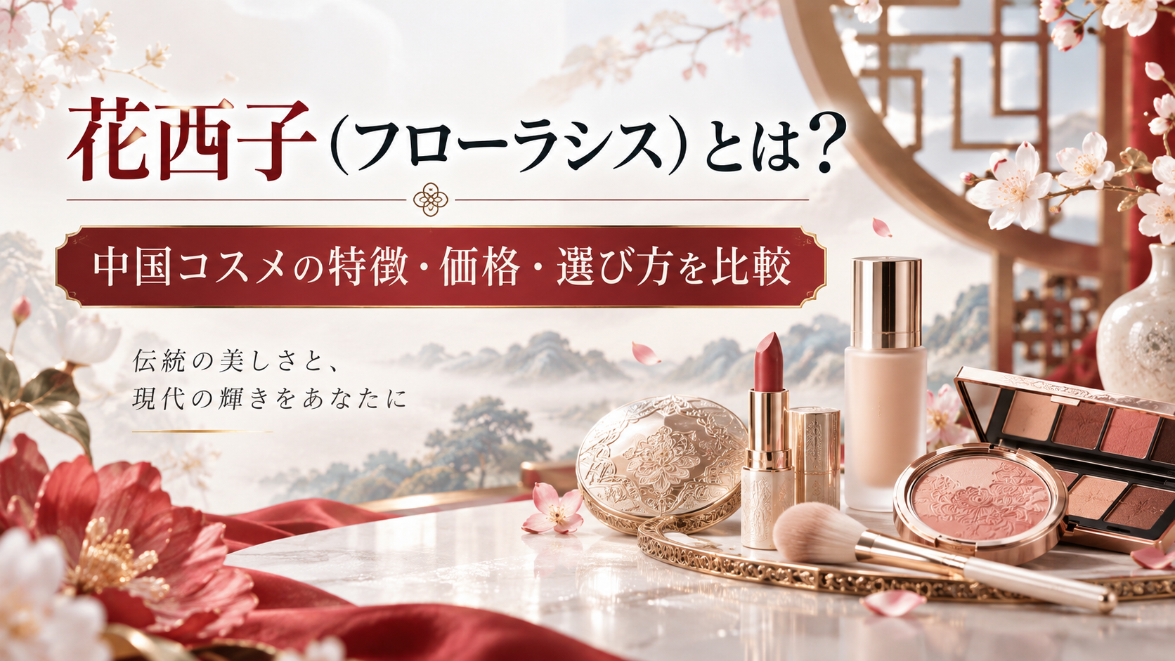 花西子（フローラシス）とは？Perfect Diaryと比較して特徴・価格・選び方を解説