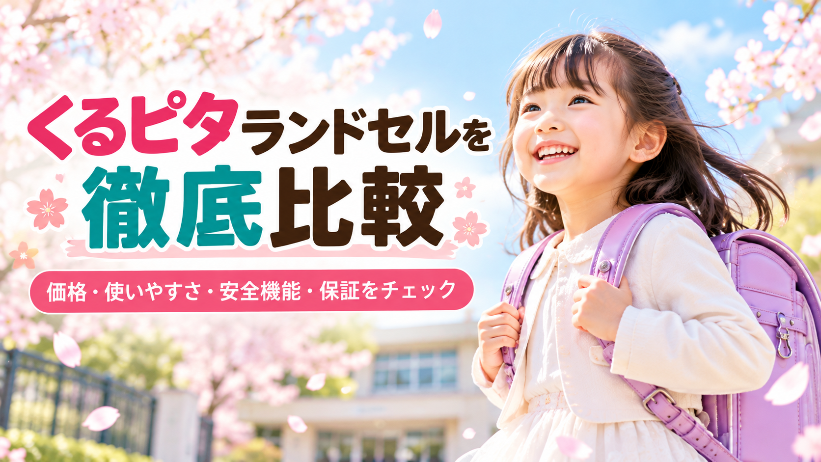 くるピタランドセルを徹底比較|価格・使いやすさ・安全機能・保証を解説